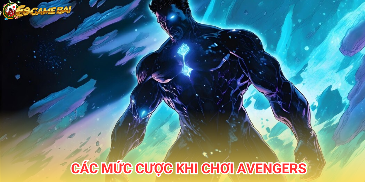 Nổ hũ Avengers Academy 68 Game Bài 2 Slot game Avengers cung cấp cho người chơi 3 mức cược cơ bản