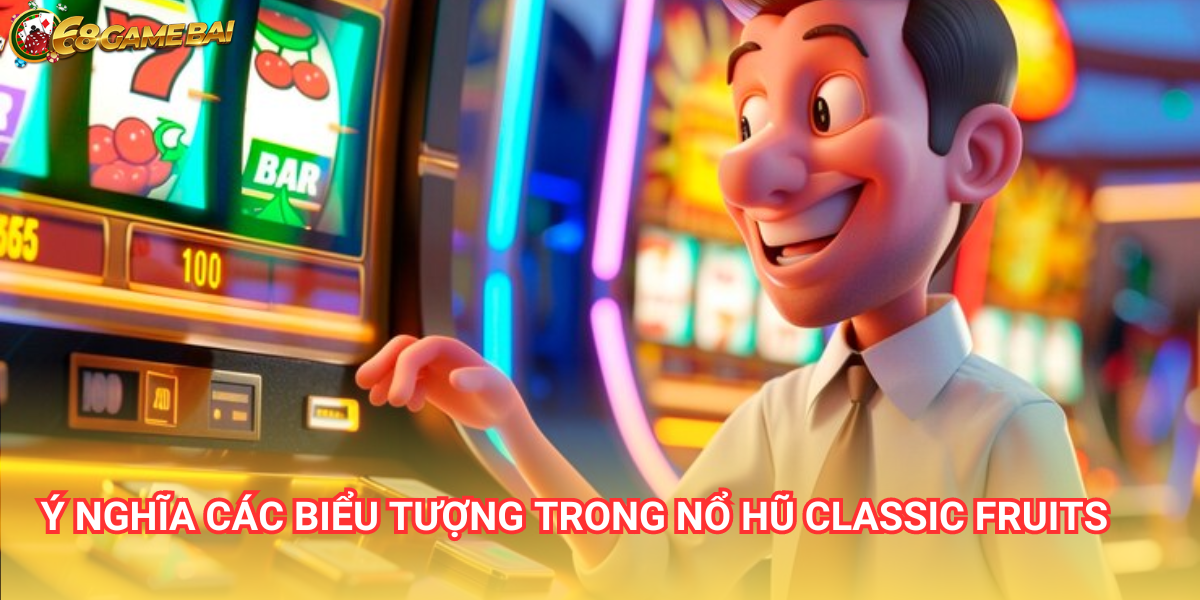Nổ hũ Classic Fruit - Hướng dẫn luật và cách chơi trên 68 Game Bài 2 Nắm rõ ý nghĩa các biểu tượng trong nổ hũ Classic Fruits sẽ giúp người chơi quản lý tốt dòng tiền thắng cược